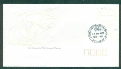 Australia-1991-World-Council-of-Churches-Pictorial-Postmark-FDI-PSE-lot52250