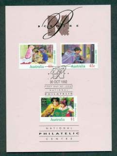 Australia-1992-Xmas-Philateic-Card3-FDC-lot51098