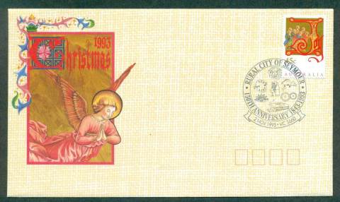 Australia-1993-City-of-Seymour-150th-Anniv-FDC-lot52454