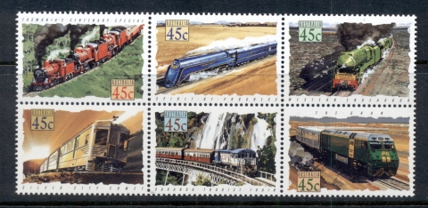 Australia-1993-Trains-in-Australia-MUH