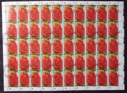 Australia-1994-45c-Love-Roses-1K-Reprint-CTO-Sheet-FV-22