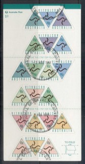 Australia-1994-ATM-Triangular-Stamps-PS-booklet-FU