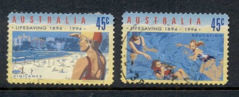 Australia-1994-Centenary-of-Surf-Lifesaving-in-Australia-PS-FU