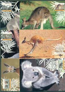 Australia-1994-Koalas-Kangaroos-Maximum-Cards-6-lot49191