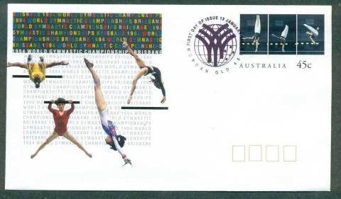 Australia-1994-World-Gymnastic-Championship-Brisbane-Pictorial-Postmark-FDI-PSE-lot52304