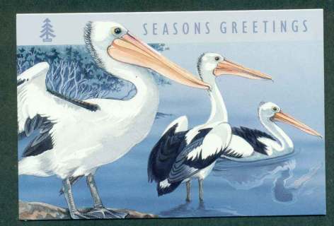 Australia-1994-Xmas-Greetings-Card-Pelican