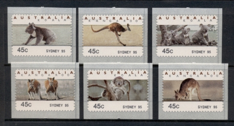 Australia-1995-CPS-Koalas-Kangaroos-SYDNEY-95-MUH