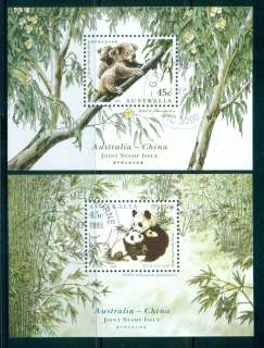 Australia-1995-Koala-Panda-2x-MS-FDI-CTO-lot52105