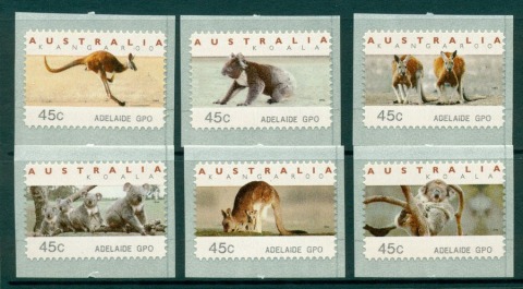 Australia-1995-Koalas-Roos-CPS-Adelaide-GPO-MUH-Lot18619