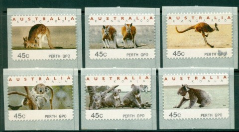 Australia-1995-Koalas-Roos-CPS-Perth-GPO-MUH-Lot18633