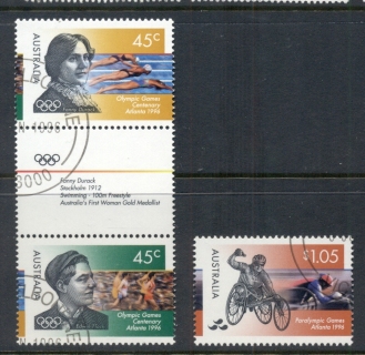 Australia-1996-Centenary-of-the-Modern-Olympics-CTO