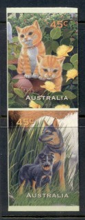 Australia-1996-Pets-Stamp-Collecting-Month-PS-ex-booklet-MUH-2