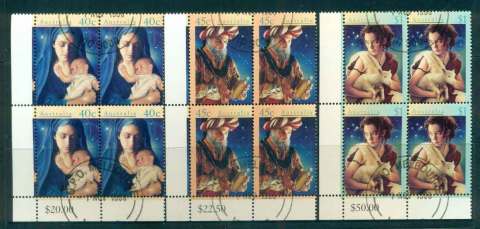 Australia-1996-Xmas-Blk-4-CTO-lot52181