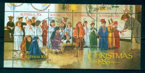 Australia-1996-Xmas-MS-FDI-CTO-lot52115