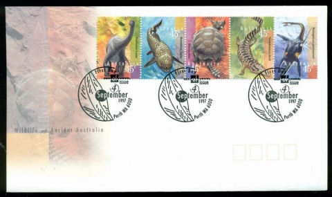 Australia-1997-Ancient-Wildlife-FDC-Lot19514