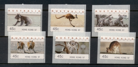 Australia-1997-CPS-Koalas-Kangaroos-HONG-KONG-97-MUH