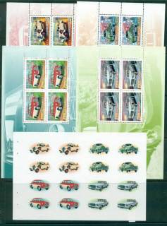 Australia-1997-Classic-Cars-4x-Booklet-Panes-ex-Prestige-Booklet-PB1-MUH-lot34161