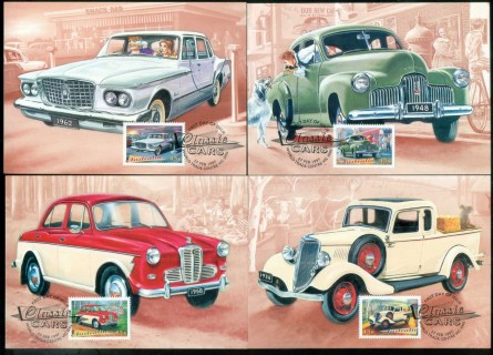 Australia-1997-Classic-Cars-4x-Maxicard-lot80508