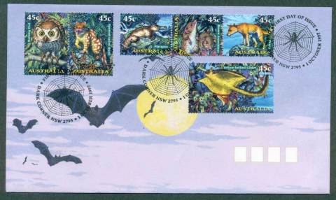 Australia-1997-Creatures-of-the-Night-FDC-Lot28029