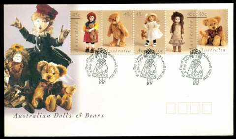 Australia-1997-Dolls-Bears-FDC-Lot19507