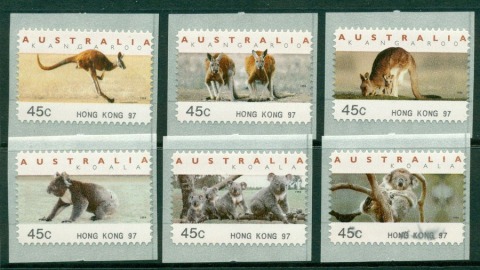 Australia-1997-Koalas-Roos-CPS-Hong-Kong-97-MUH-Lot18630