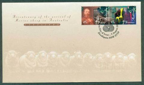 Australia-1997-Merino-FDC-Lot28028