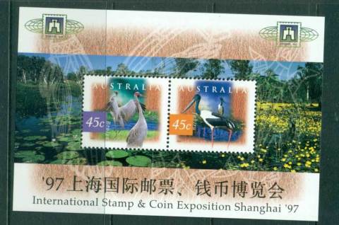 Australia-1997-Wetlands-Birds-MS-Opt-Shanghai-MUH-Lot27002