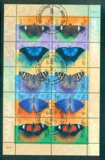 Australia-1998-Butterflies-MS-FDI-CTO-lot52130