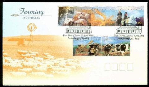 Australia-1998-Farming-FDC-Lot19478