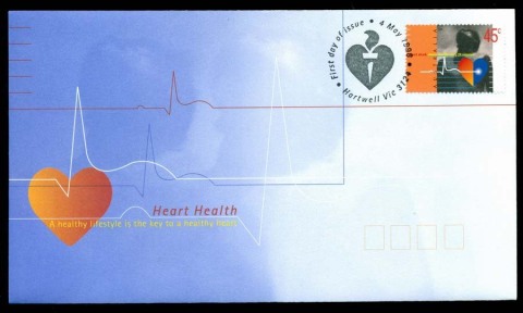 Australia-1998-Heart-Health-FDC-Lot19479