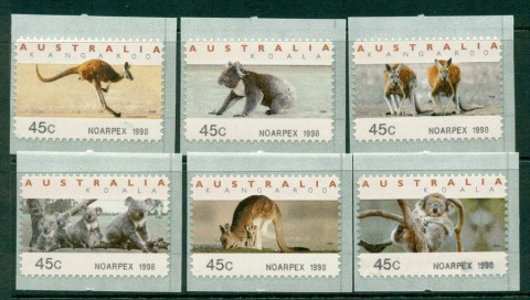 Australia-1998-Koalas-Roos-CPS-Noarpex-1998-MUH-Lot18621