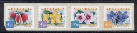 Australia-1999-Coastal-Flowers-PS-coil-MUH