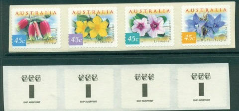 Australia-1999-Coastal-Flowers-Strip-SNP-3K-PS-MUH-Lot18594