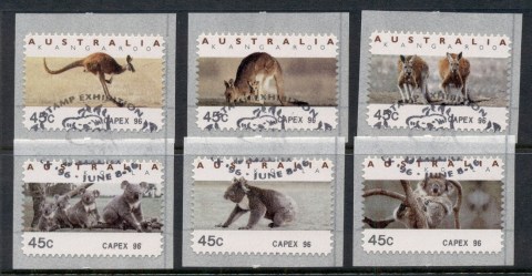 Australia-1999-Koalas-Kangaroos-CPS-Capex-96-CTO