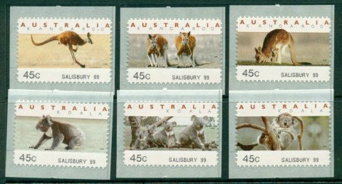 Australia-1999-Koalas-Roos-CPS-Salisbury-99-MUH-Lot18660