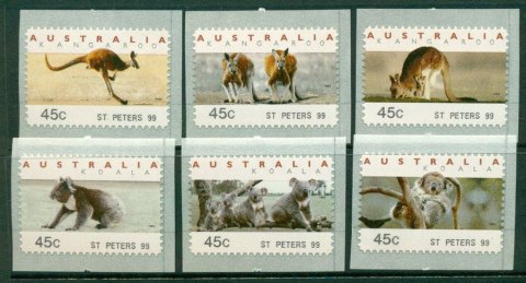 Australia-1999-Koalas-Roos-CPS-St-Peters-99-MUH-Lot18646