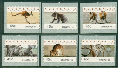 Australia-1999-Koalas-Roos-CPS-Stampex-99-MUH-Lot18623