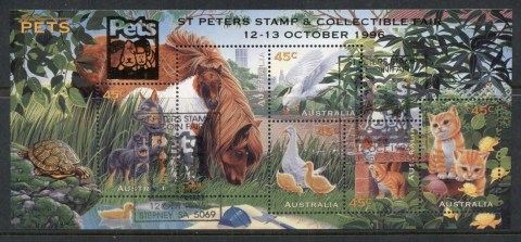 Australia-1999-Pets-Opt.jpg.-St-Peters-Stamp-Collectible-Fair-MS-CTO