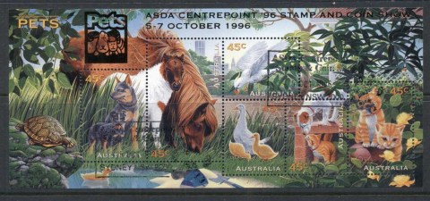 Australia-1999-Pets-Opt.jpg.jpg.-ASDA-Centrepoint-96-Stamp-and-Coin-Show-MS-CTO