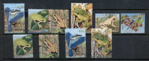 Australia-1999-Pond-Fauna-sheet-PS-FU-MUH