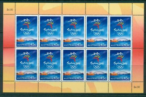 Australia-1999-Sydney-Olympics-2000-Sheetlet-MUH-Lot27025