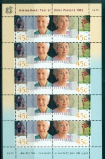 Australia-1999-Year-of-Older-Persons-Sheetlet-MUH-lot34601