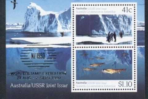 Australia-1990-Cooperation-in-Antarctic-Research