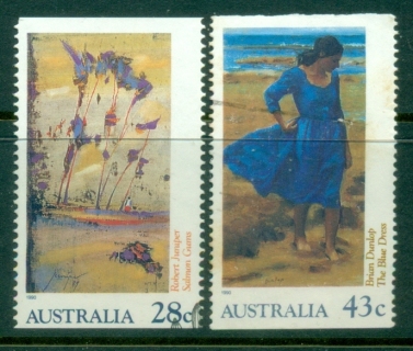 Australia-1990-Paintings-ex-booklet-FU
