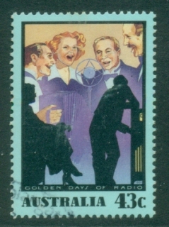 Australia-1991-Golden-Days-of-Radio-43c-FU_1