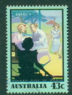Australia-1991-Golden-Days-of-Radio-43c-FU_2