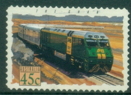 Australia-1993-Trains-45c-PS-FU_1