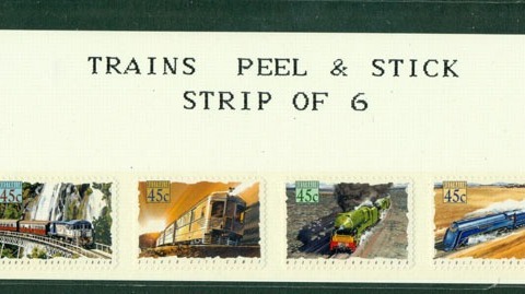 Australia-1993-Trains-PS-Strip-Pk-MUH-Lot18523