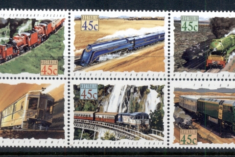 Australia-1993-Trains-in-Australia-MUH