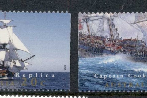 Australia-1995-Endeavour-Replica-booklet-ex-MUH